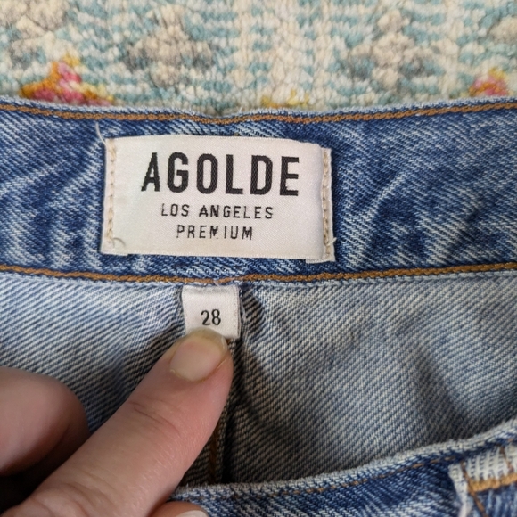 AGOLDE Feel Good Distressed Jeans Size 28 - Picture 3 of 5